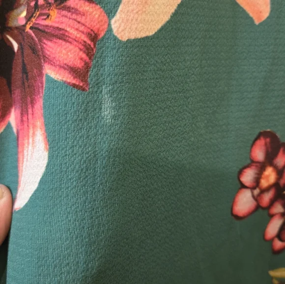 boohoo Chic Floral Wide-Leg Pants Size 4 Colorful Breezy Boho Core - Picture 10 of 12